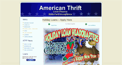 Desktop Screenshot of american-thrift.net