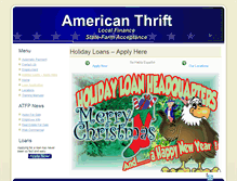 Tablet Screenshot of american-thrift.net